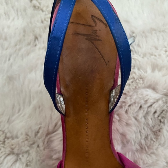 Giuseppe Zanotti Design Satin Multi color Wedges - Picture 12 of 12